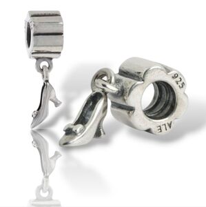 PANDORA Sterling Silver Stiletto Heel Shoe Dangle Charm Retired